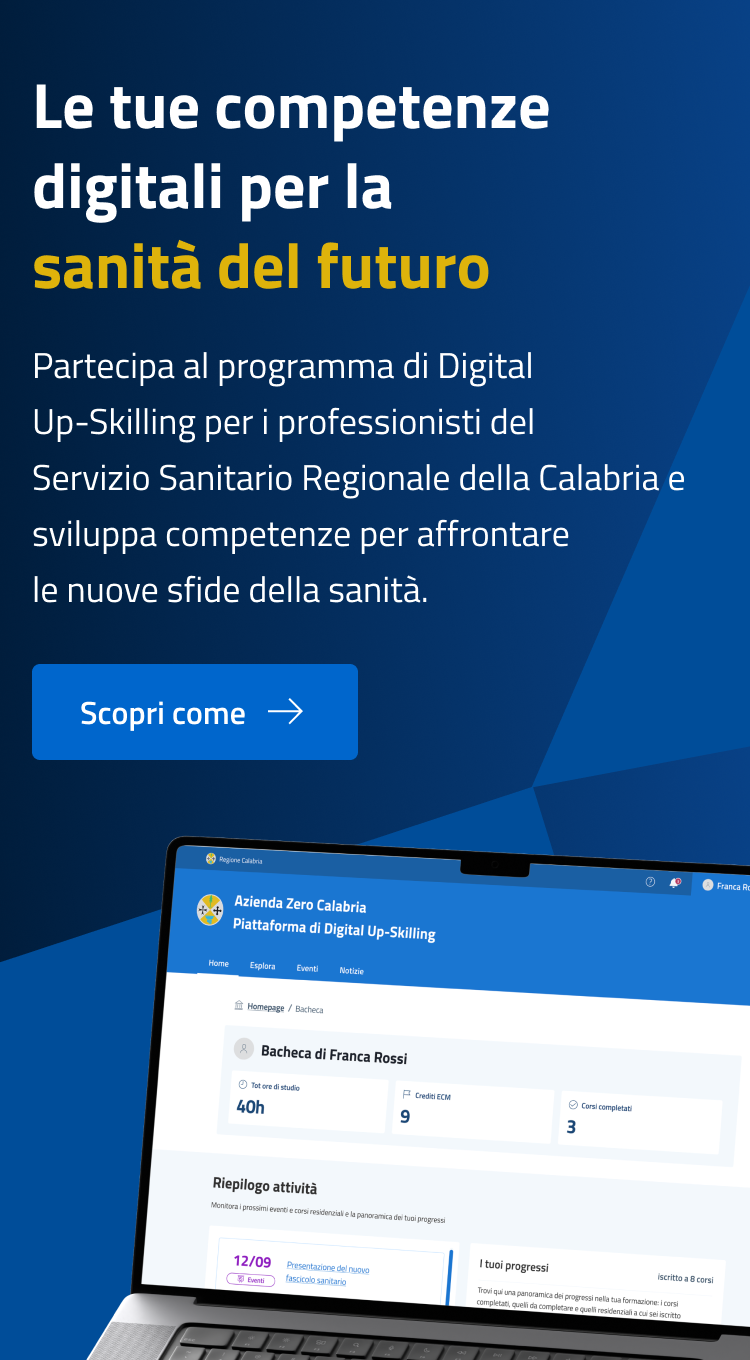 Le tue competenze digitali per la sanità del futuro